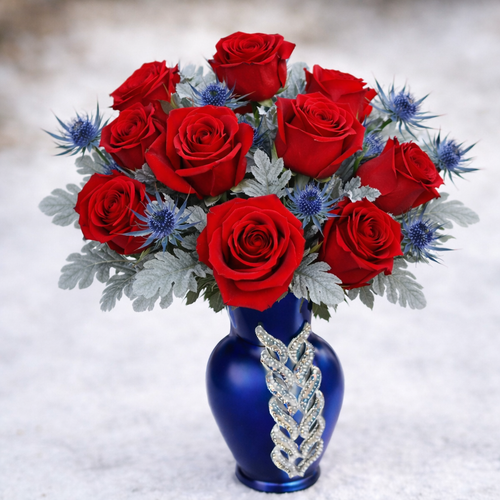 Royal Roses 3" 2 Vase & 3 Size Choices