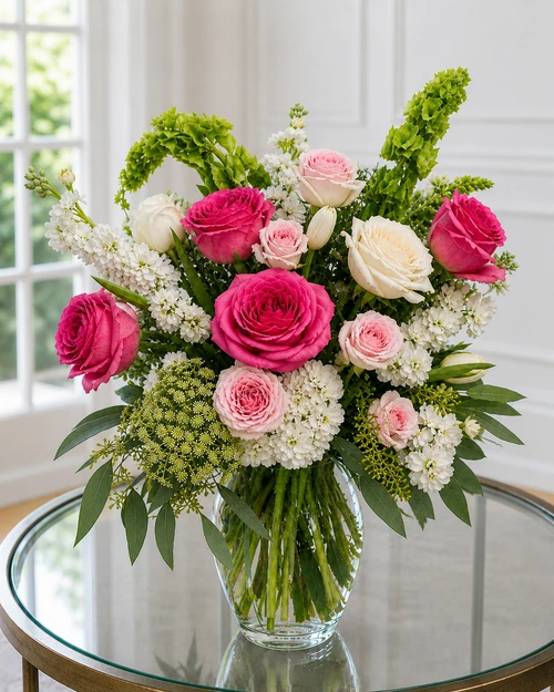 Pretty & Pink Elite Roses 2 Colors