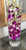 Submersible Fresh Orchids Floating Cylinder Glass Vase  16 x 3