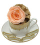 Lenox Casual Radiance ~ W/Preserved Rose ~Delivery Presentation: White Glove Giving  or Glossy Black Box, Bow {5} Colors