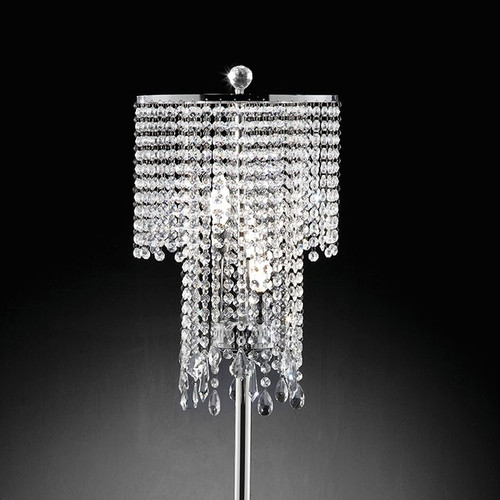 Adara Elegant Glam Crystal Table Lamp