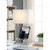 Contempo Modern Table Lamp w/ USB Charging Dock in Sandy Nickel