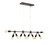 Color Matte Black Cloris 40" Island/Billards Linear Light Fixture Also available in Winter Brass