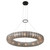 Dalen Tiffany Style 33" Pendant Light Fixture in Matte Black Frame