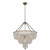 Eamon Elegant Contemporary 25" Beaded Pendant/Chandelier in Brushed Champagne Gold