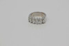 14K White Gold Marquise Diamond Ring, 2.5 ct tw, H SI2, Circa 1980, Size 5.5