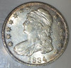 1834 Philadelphia Mint Silver Capped Bust Half Dollar NGC AU 58