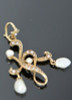 14K Yellow Gold Art Nouveau Pendant Natural Baroque and Seed Pearl, Circa 1900