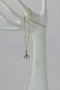 14K Yellow Gold Art Nouveau Pendant Natural Baroque and Seed Pearl, Circa 1900