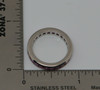 18K White Gold Superb Pink Sapphire Eternity Band, Size 6
