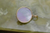 14K Yellow Gold Mabe Pearl Enhancer Circa 1970