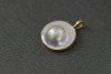 14K Yellow Gold Mabe Pearl Enhancer Circa 1970