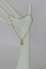 14K YG Round Diamond Pearl Enhancer on Omega Snake 16" Chain Circa 1980