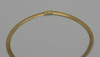 14K YG & Sterling Reversible Omega Necklace in gold and Silver Tones, 16"