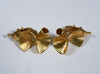 14K Yellow Gold Tiffany and Company Swirl Pattern Earrings Clip On Circa 1970