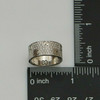 18K WG Diamond Gucci Logo Ring, Signed Gucci Italy 750, Size 7, Circa 1990