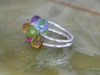 Superb 18K WG Semi Precious & Diamond Ball Bubble Ring, Maker: BIBIGI Size