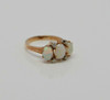 14K YG Opal & Diamond Ring, 2 ct tw estimated, Size 7.5, Circa 1960