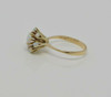 Vintage 14K YG Modernist Crystal Opal Ring, Size 10, Circa 1960