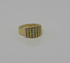 14K YG Diamond Ring, 35 Round Stones in 7 Rows, 1/2 ct tw, Size 7,Circa 1960