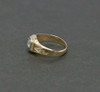 Vintage 14K YG 1/2 Ct Round Diamond Ring Size 7.5 Circa 1930