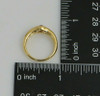 18K YG Ruby and Sapphire Ring, Maker T in Circle, Circa 1990, Size 7