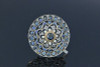 Vintage French Antique Gold Silver Sapphire and Pearl Pin or Pendant, Circa 1830