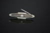 Vintage Platinum Diamond Bar Pin, Art Deco, Circa 1925