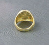 Greek Style Coin Ring 18K YG Replica of Alexander Stater 1960, Size 6