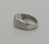 14K White Gold Men's Diamond Ring, 1/2 ct tw, Circa 1960, Size 7