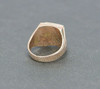 14K Rose Gold Sailboat Signet Style Ring Size 7.25 Circa 1980