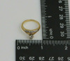 Tiara Shaped Diamond Ring 14K YG, G VS, 2/3 ct tw 1960's, size 6