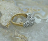 Vintage 14K YG 2.5 ct tw. Diamond Ring Size 6.75 Circa 1950