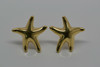 18K Yellow Gold Tiffany Starfish Earrings Elsa Peretti Designed