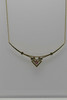 14K Yellow Gold Pink/Red Sapphire and Diamond Collar Necklace, Circa 1990