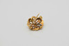 14K Yellow Gold Victorian Seed Pearl Pin Wheel Pin, Circa 1900