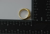14K YG Diamond Ring Gypsy Set Florentine Finish Deco Style Size 10.25 Circa 1960