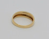 14K Yellow Gold Men's 8 Stone Diamond Band, Size 10.5