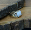 Men's 10K YG Opal and Diamond Ring Art Deco Style Size 9 Circa 1940