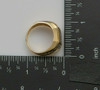 14K Yellow Gold Diamond Pave Ring with Brick Work Sides Size 10 Circa 1980