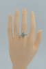 Vintage Marquise Shaped Diamond Ring 14K WG Circa 1950 Size 7