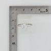 Platinum Simple Solitaire Diamond Ring Original 1960 Mount Size 4