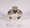 14K Yellow Gold Claddagh Ring, Size 10