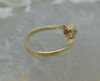 Vintage 14K Yellow Gold Pink Tourmaline Ring Size 6.25 Circa 1960