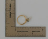 14K Yellow Gold Diamond Solitaire Ring Circa 1960, Size 5