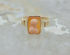 Antique 10K Yellow Gold Cameo Ring Size 6.5 Circa 1900