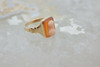 Antique 10K Yellow Gold Cameo Ring Size 6.5 Circa 1900