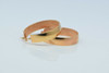 14K Rose Gold Wide 3/8" Hoop Earrings with Lever Post