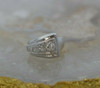 Platinum Deco Style 6 Stone Diamond Ring 1 ct tw. Size 4 Circa 1950