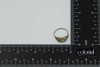 Yellow Gold Georgian Mourning Ring 1817 Size 8.5